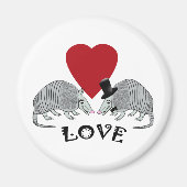 Armadillo Liebe Magnet (Vorne)