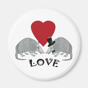 Armadillo Liebe Magnet