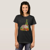 Armadillo Lighting Xmas Tree Weihnachtsmannmütze A T-Shirt (Vorne ganz)