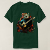 Armadillo Playing Guitar T-Shirt (Design vorne)