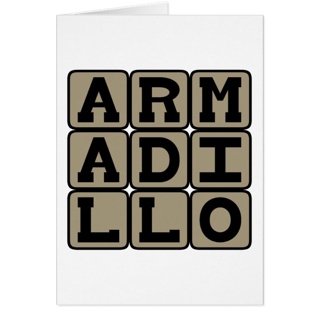 Armadillo, Plazenta (Vorne)