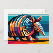 Armadillo Postcard Postkarte (Vorne/Hinten)