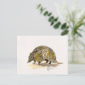 Armadillo Postcard Postkarte (Stehend Vorderseite)