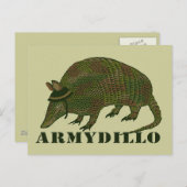 Armadillo-Posten Postkarte (Vorne/Hinten)