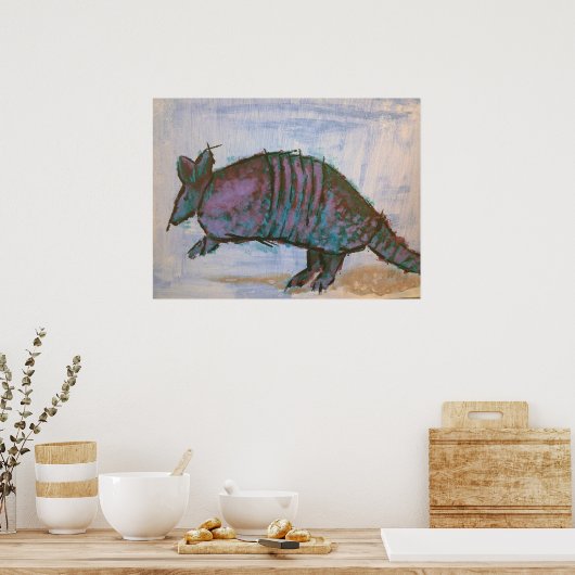 Armadillo Poster (Küche)