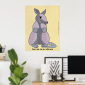 Armadillo Poster Print (Heimbüro)