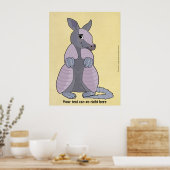 Armadillo Poster Print (Küche)