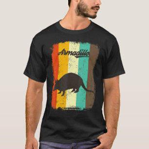 Armadillo Retro 70er Vintage Tierart T-Shirt