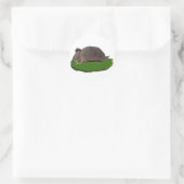 Armadillo Runder Aufkleber (Tasche)