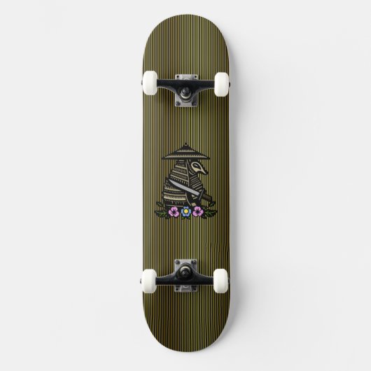 Armadillo Samurai Skateboard (Vorderseite)