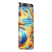 Armadillo Summer Beach Fun Thermosbecher (Nach rechts gedreht)