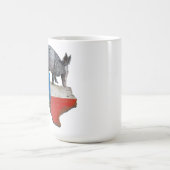 Armadillo Texas State Flag Map Kaffeetasse (Mittel)