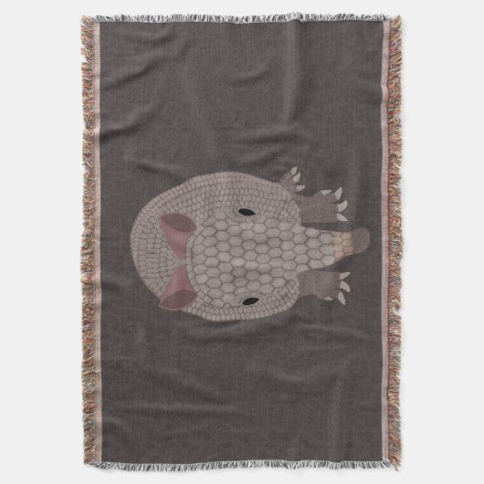 Armadillo Throw Blanket Decke (Vorderseite Vertikal)
