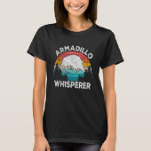 Armadillo Whisperer Armadillo Armadillo Retro T-Shirt (Vorderseite)