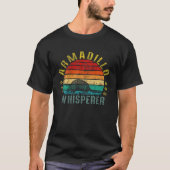 Armadillo Whisperer Funny Retro T-Shirt (Vorderseite)