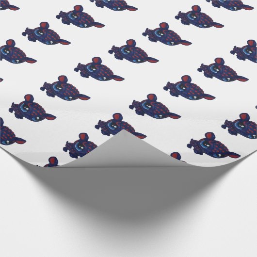 Armadillo Wrapping Paper Geschenkpapier (Ecke)