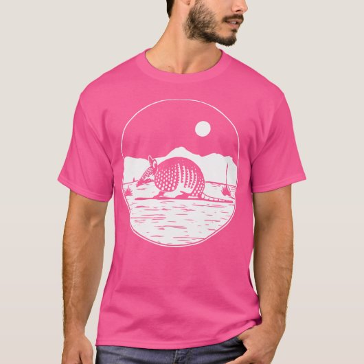 Armadillo Wüstenlandschaft aktiv T-Shirt (Vorderseite)