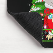 Armadillo Xmas Sweater Style Ugly Santa Armadillo Mousepad (Ecke)