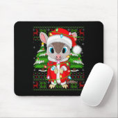 Armadillo Xmas Sweater Style Ugly Santa Armadillo Mousepad (Mit Mouse)