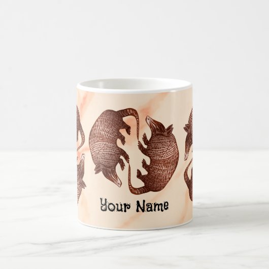 Armadillo Yin Yang Kaffeetasse (Mittel)