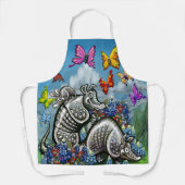 Armadillos Bluebonnets Schürze (Vorderseite)