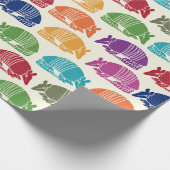 Armadillos Gemustert Geschenkpapier (Ecke)