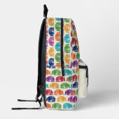 Armadillos Gemusterte Creme Elfenbein Bedruckter Rucksack (Links)