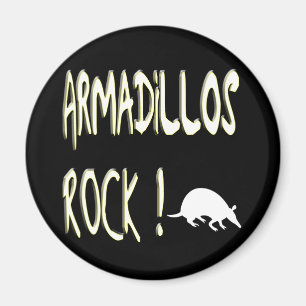 Armadillos Rock! Magnet