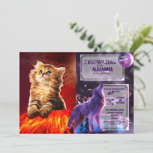 Armageddon Einladung (Stehend Vorderseite)