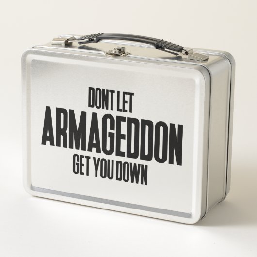 Armageddon Metall Brotdose (Vorderseite)