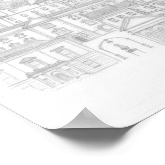 Armagh Cityscape Poster (Ecke)