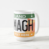 Armagh Ireland Custom License Plate Kaffeetasse (VorderseiteRechts)