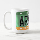 Armagh Ireland Custom License Plate Kaffeetasse (Links)