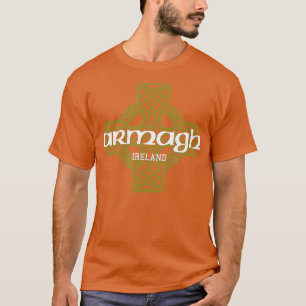 Armagh Ireland Vintages keltisches Kreuz T-Shirt