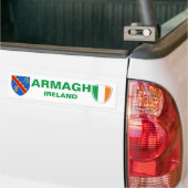 Armagh Ireland Wappen und Irish Flag Autoaufkleber (Auf Lkw)