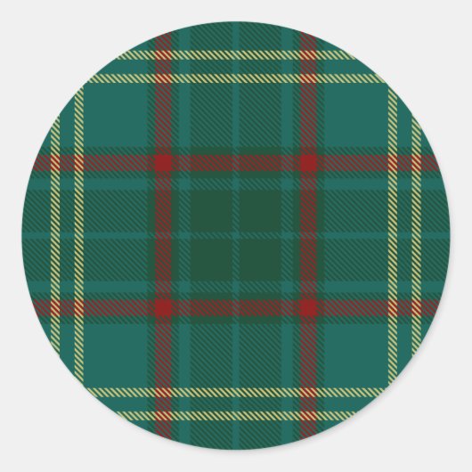 Armagh Landkreis Irish Tartan Runder Aufkleber (Vorderseite)