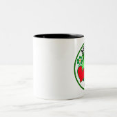Armagh, Nordirland Lieben Mince Pies Zweifarbige Tasse (Mittel)
