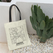 Armagh, Northern Ireland City Map Tote Bag Tragetasche