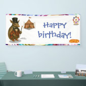 Armand, armadillo ringmaster banner (Messe)