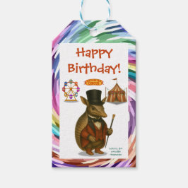 Armand, armadillo ringmaster geschenkanhänger