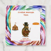 Armand, armadillo ringmaster geschenkanhänger (Rückseite)