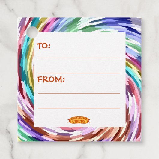 Armand, armadillo ringmaster geschenkanhänger (Vorderseite)