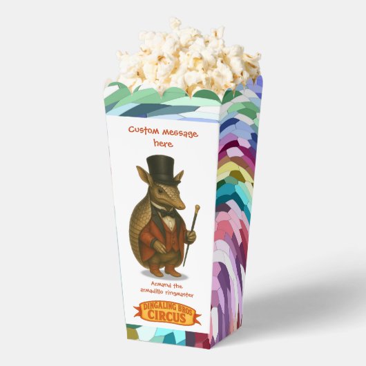 Armand, armadillo ringmaster geschenkschachtel (Geplatzt)