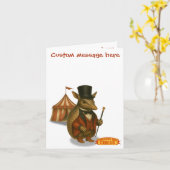 Armand, armadillo ringmaster karte (Gelbe Blume)