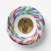 Armand, armadillo ringmaster pappteller (Vorderseite)