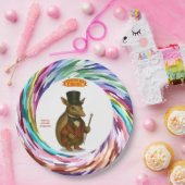 Armand, armadillo ringmaster pappteller (Party)