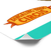 Armand, armadillo ringmaster poster (Ecke)