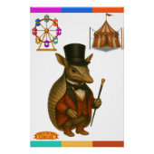 Armand, armadillo ringmaster poster (Vorderseite)