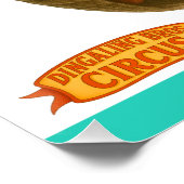 Armand, armadillo ringmaster poster (Ecke)