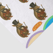 Armand, armadillo ringmaster seidenpapier (Detail)